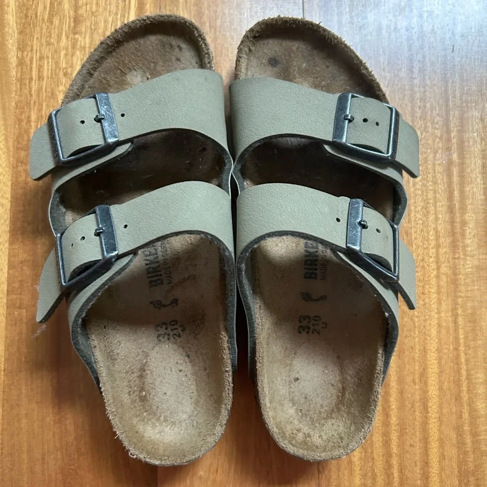 Birkenstock Kids Sandals - Khaki - Picture 1 of 3